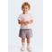 The North Face T-shirt + short roze/lila