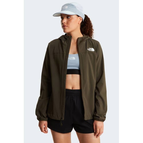 The North Face softshell jas Nimble 2.0 taupe afbeelding
