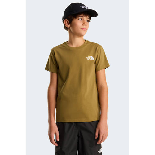 The North Face T-shirt groen afbeelding
