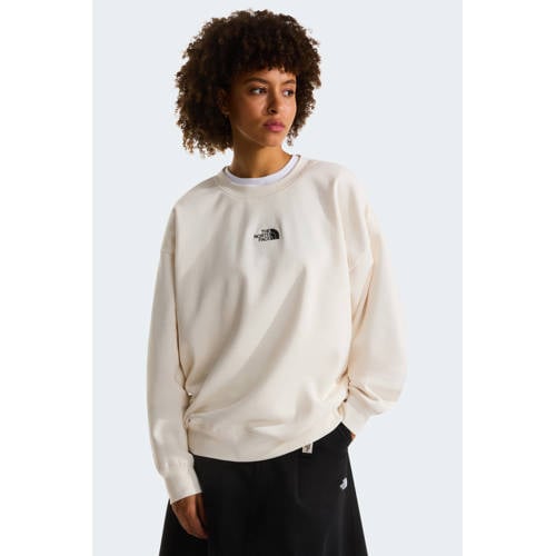The North Face oversized sweater Essential wit afbeelding