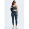 The North Face sportlegging all over print blauw