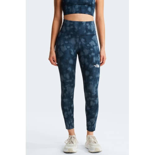 The North Face sportlegging all over print blauw afbeelding