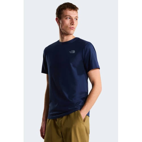 The North Face T-shirt Mountain Sketch blauw afbeelding