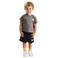 The North Face T-shirt + short grijs/zwart