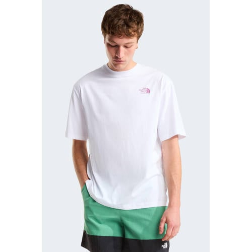 The North Face T-shirt Plant & Flora wit afbeelding