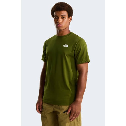 The North Face T-shirt NSE Box groen afbeelding