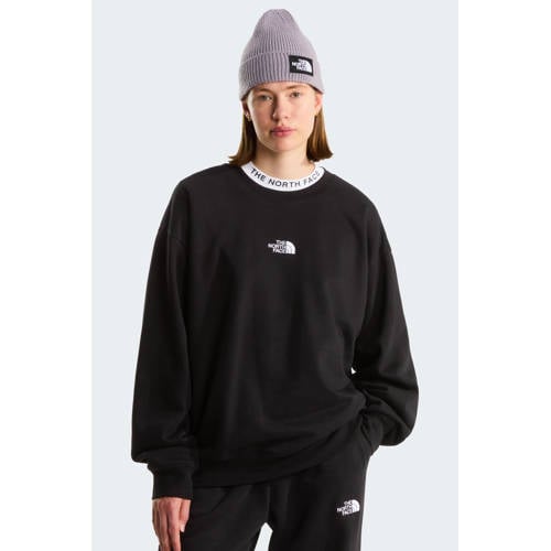 The North Face oversized sweater Essential zwart afbeelding