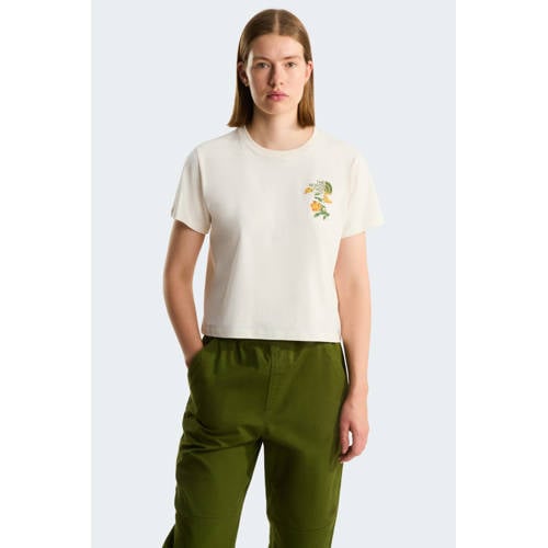 The North Face T-shirt Flora wit afbeelding