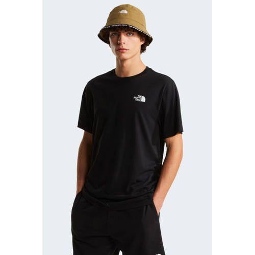 The North Face T-shirt Mountain Sketch zwart afbeelding