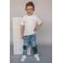 Your Wishes tapered jeans medium blue denim