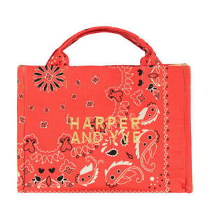 mini shopper Rody met paisley print rood