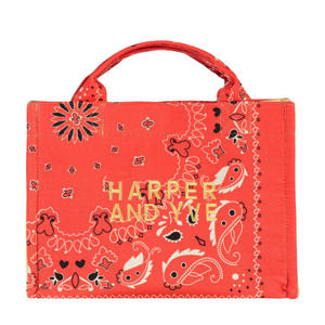 mini shopper Rody met paisley print rood