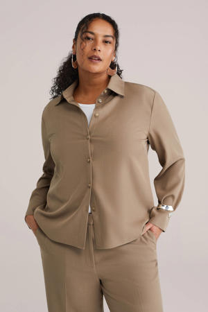 blouse bruin