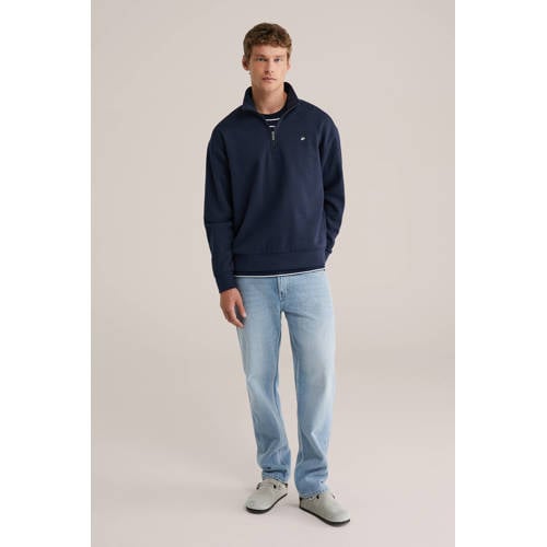 WE Fashion sweater donkerblauw afbeelding