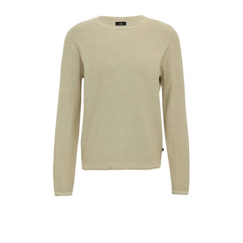 QS trui fijn gebreid beige afbeelding