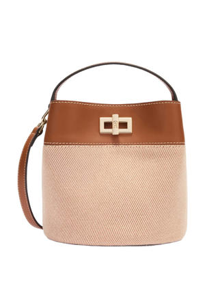 crossbody tas Amelia beige/cognac