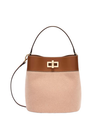 handtas Amelia M beige/cognac