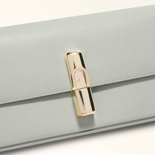 Furla leren crossbody tas Iride S lichtgrijs afbeelding