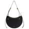 Furla leren schoudertas Moonstone zwart
