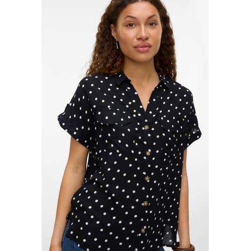 VERO MODA blouse met panterprint afbeelding