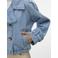 VERO MODA trenchcoat light blue denim