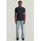 G-STAR slim polo donkerblauw
