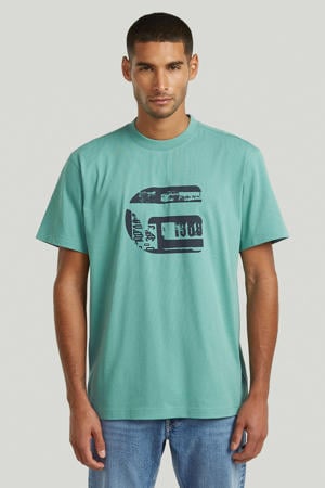 regular T-shirt groen