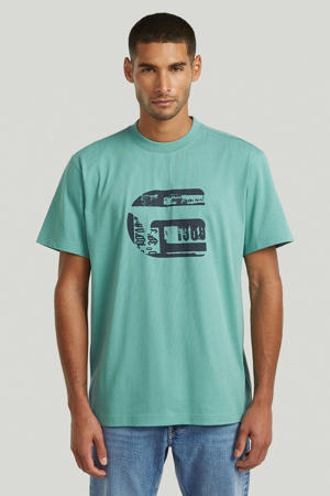 regular T-shirt groen