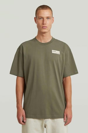 relaxed T-shirt groen
