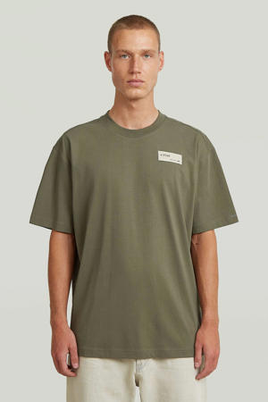 relaxed T-shirt groen