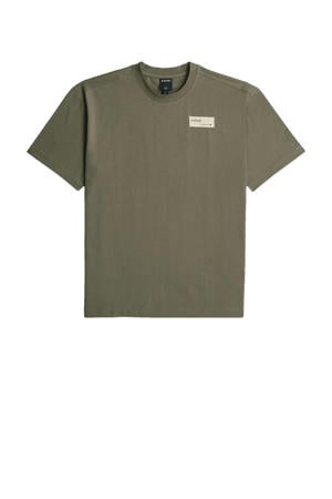 relaxed T-shirt groen
