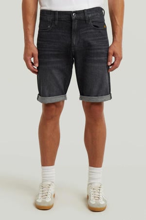 denim regular short MOSA zwart