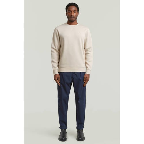 G-STAR tapered casual broek donkerblauw afbeelding