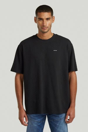 relaxed T-shirt zwart