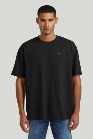 relaxed T-shirt zwart