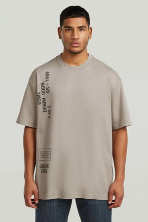 relaxed T-shirt taupe
