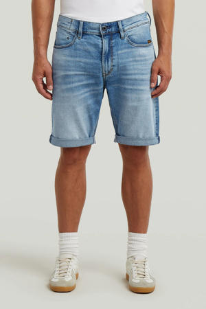 denim regular short MOSA blauw
