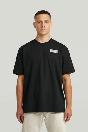 relaxed T-shirt zwart