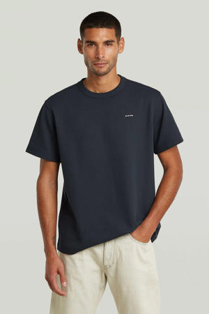 regular T-shirt donkerblauw
