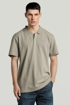 regular polo grijsgroen