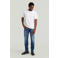 G-STAR regular T-shirt met textuur wit