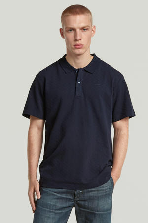 regular polo donkerblauw