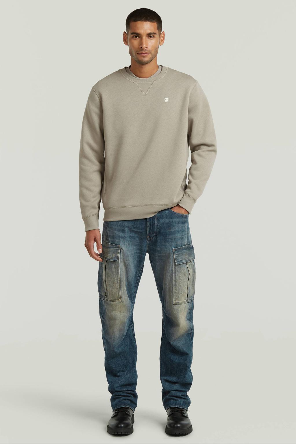 G-STAR sweater grijsgroen