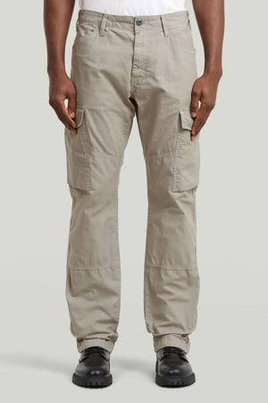 regular waist cargobroek beige