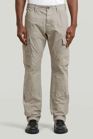 regular waist cargobroek beige