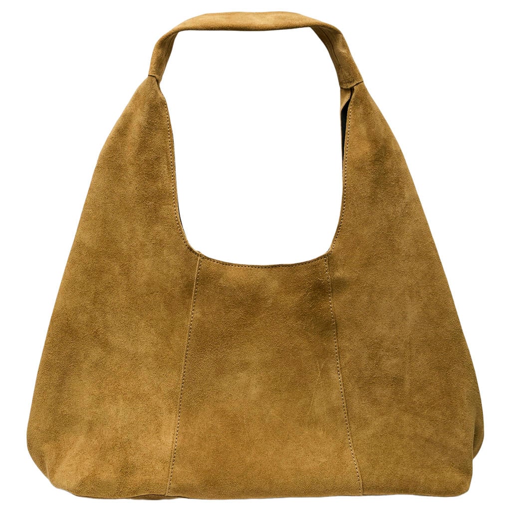 VERO MODA suede schoudertas VMELENA bruin