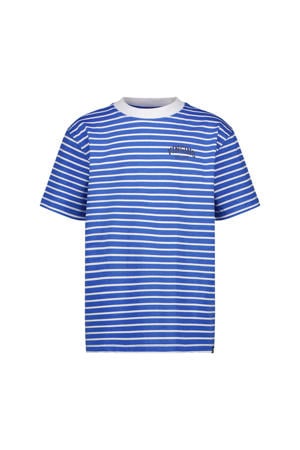 gestreepte T-shirt blauw