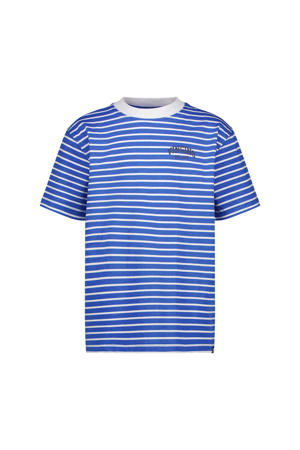 gestreepte T-shirt blauw