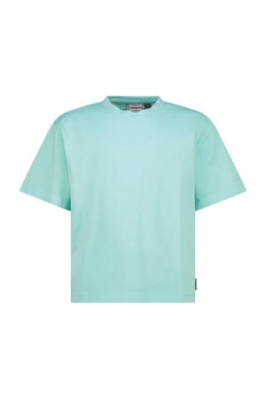 T-shirt met backprint blauw