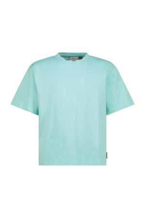 T-shirt met backprint blauw